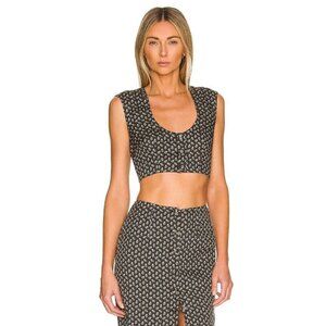 anna nata Kelsey Top in Washed Black XXSmall As-Is Womens Sleeveless Blouse